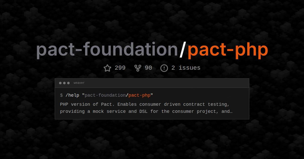 pact-foundation/pact-php