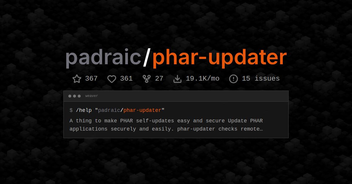 padraic/phar-updater