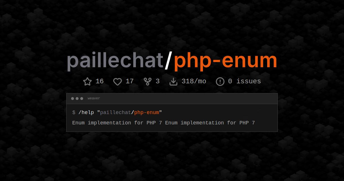 paillechat/php-enum