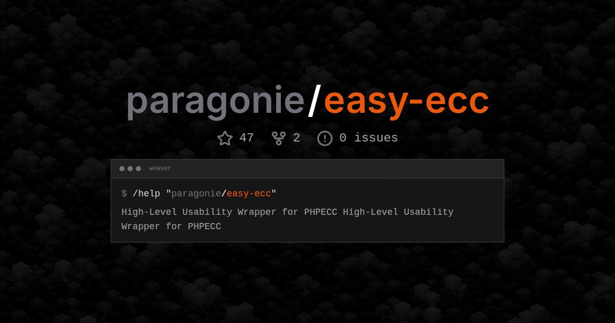 paragonie/easy-ecc