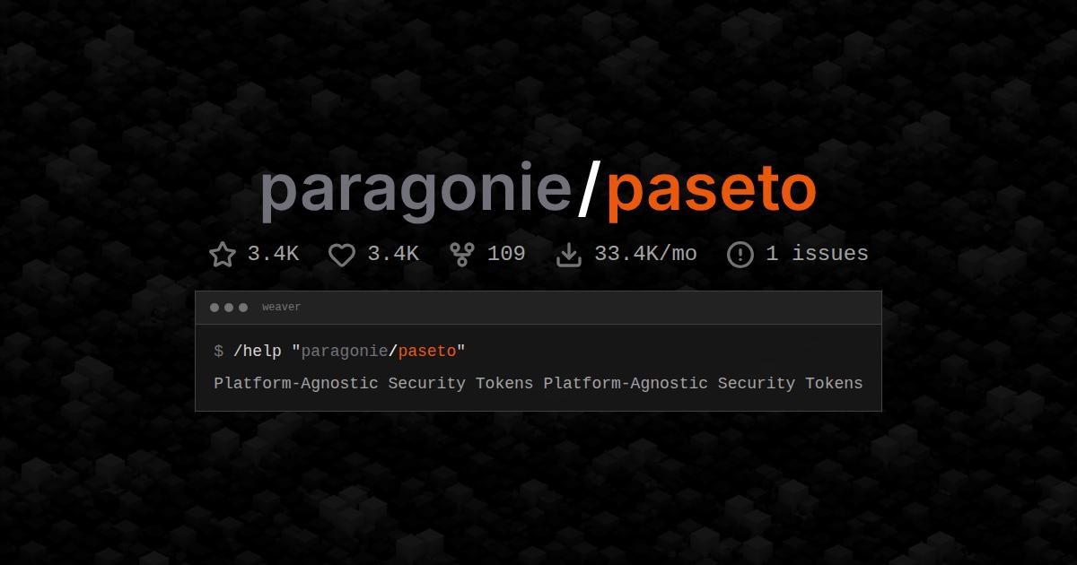 paragonie/paseto