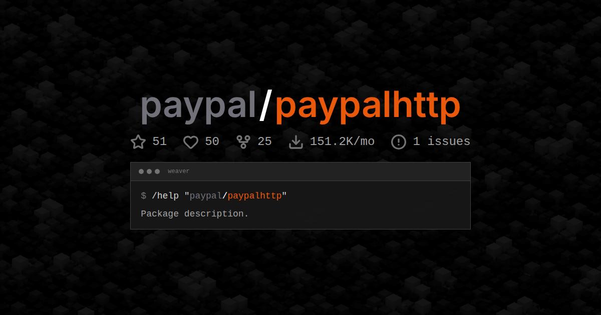paypal/paypalhttp