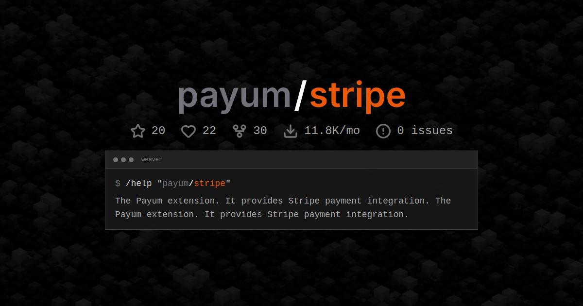 payum/stripe