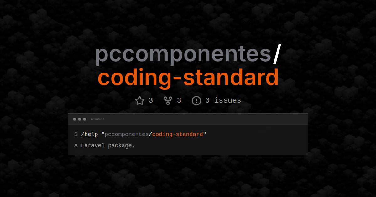 pccomponentes/coding-standard