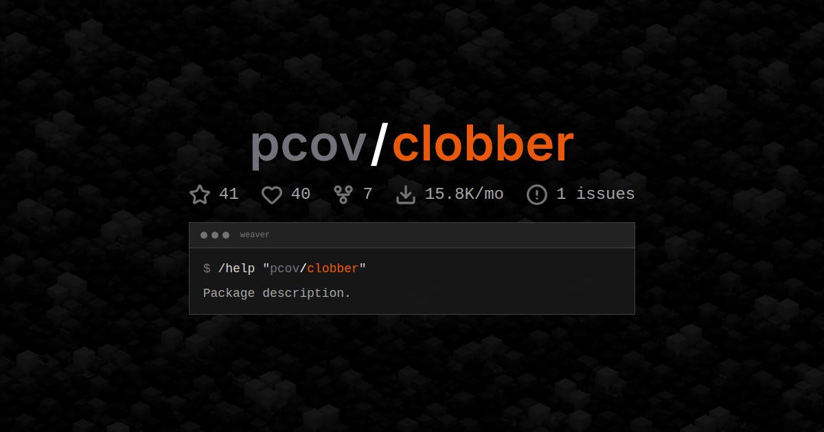 pcov/clobber