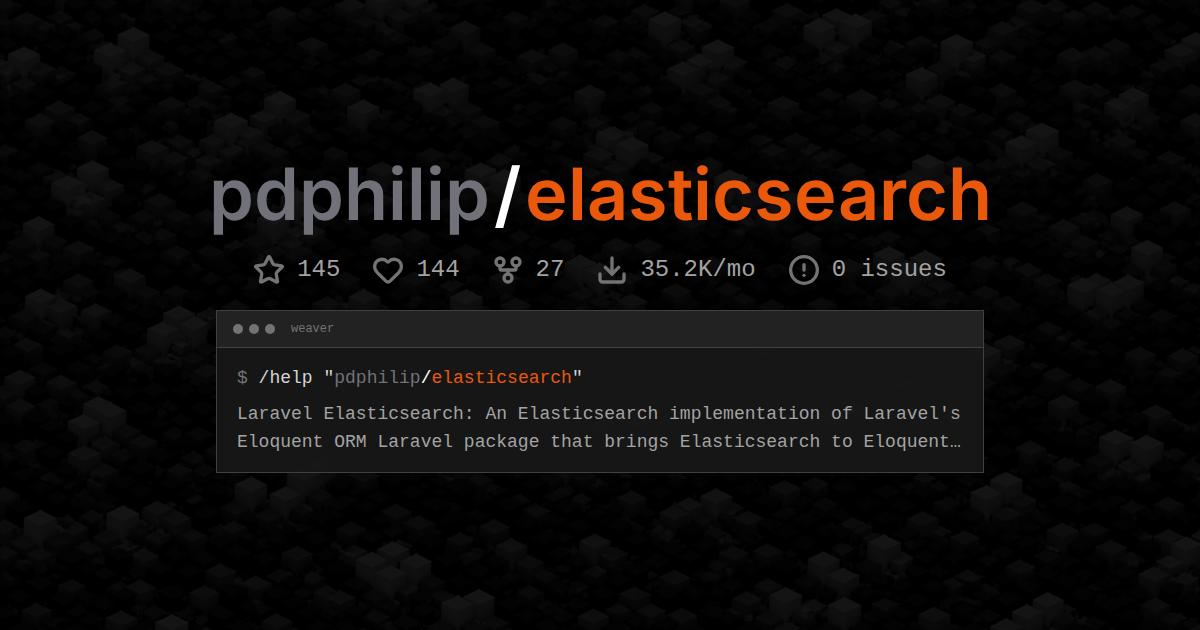 pdphilip/elasticsearch