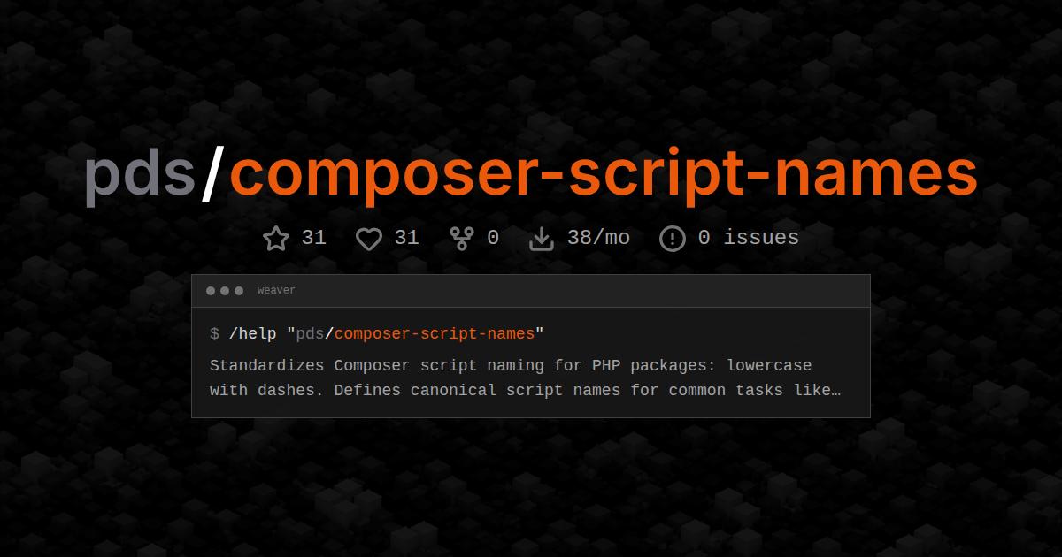 pds/composer-script-names
