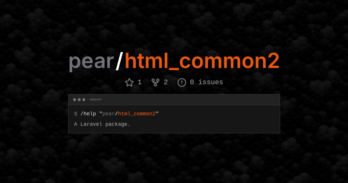 pear/html_common2