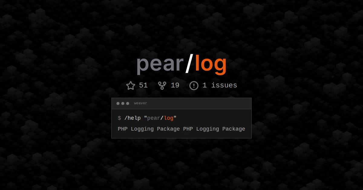 pear/log