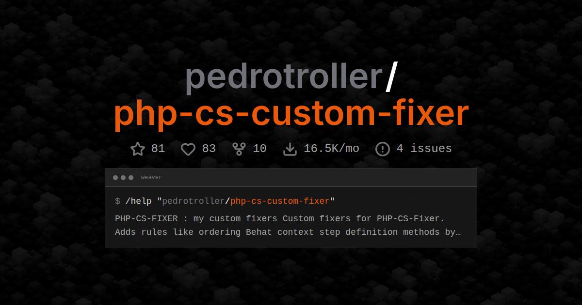 pedrotroller/php-cs-custom-fixer