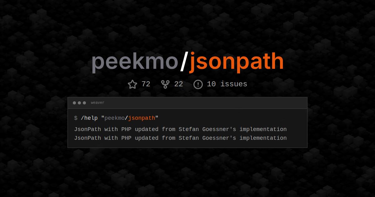 peekmo/jsonpath