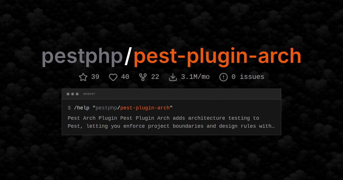 pestphp/pest-plugin-arch