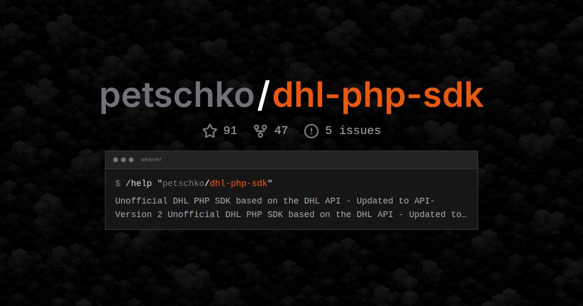 petschko/dhl-php-sdk
