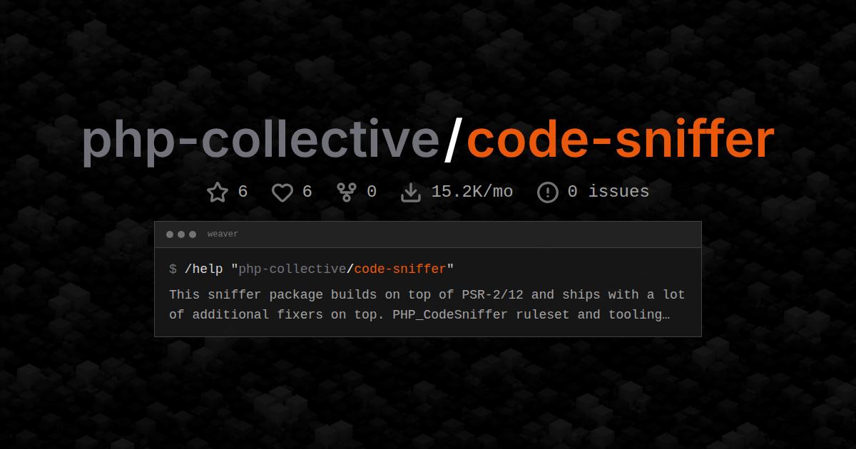 php-collective/code-sniffer