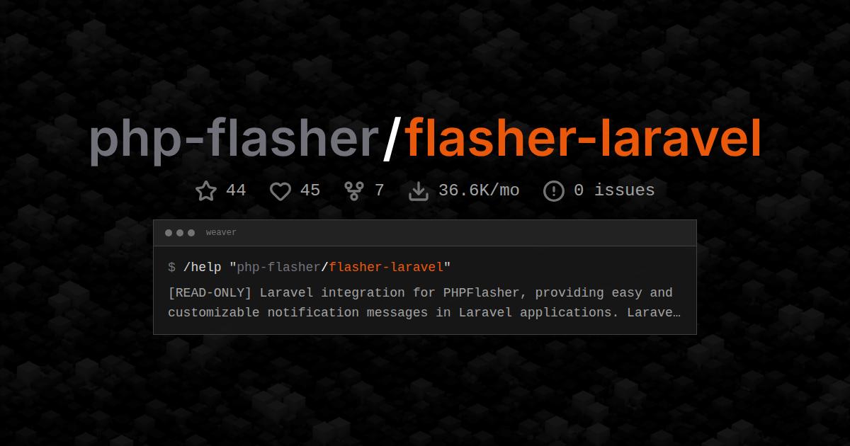 php-flasher/flasher-laravel