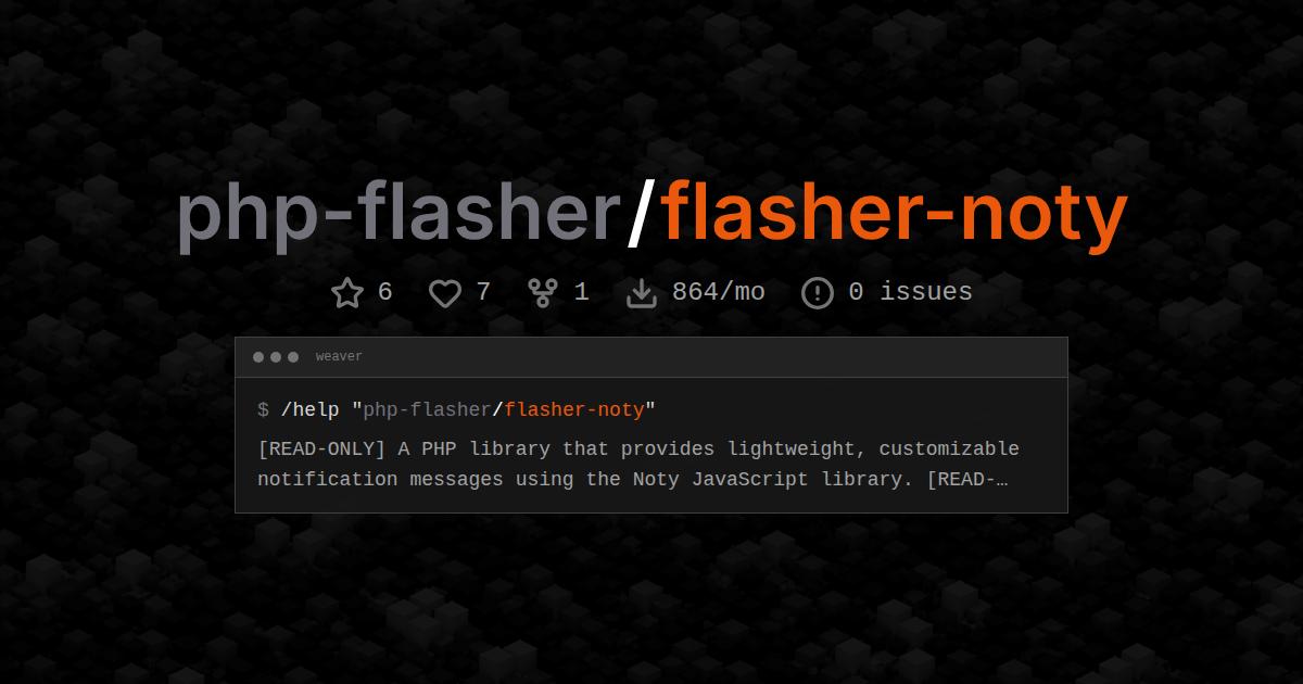 php-flasher/flasher-noty