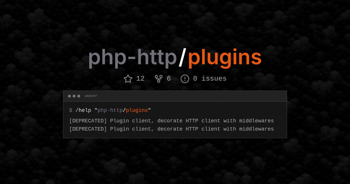 php-http/plugins