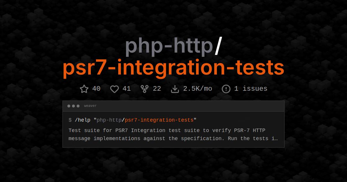 php-http/psr7-integration-tests