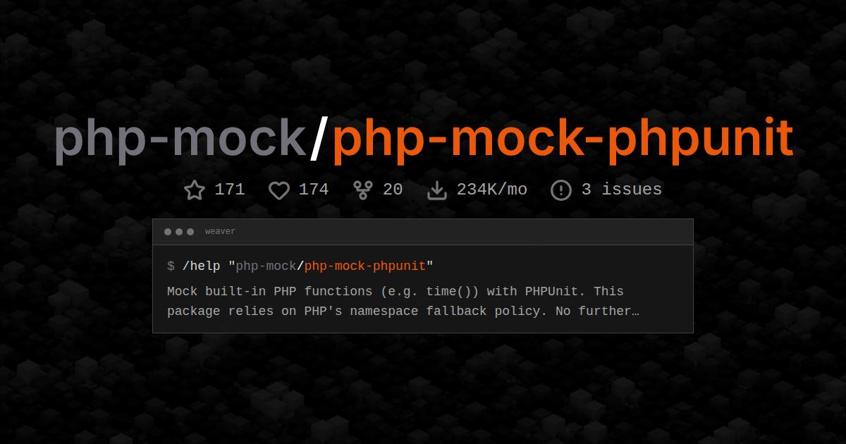 php-mock/php-mock-phpunit