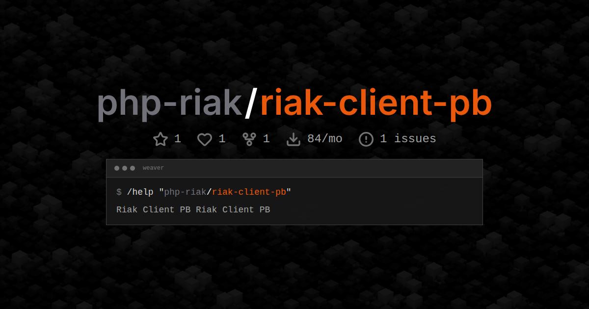 php-riak/riak-client-pb