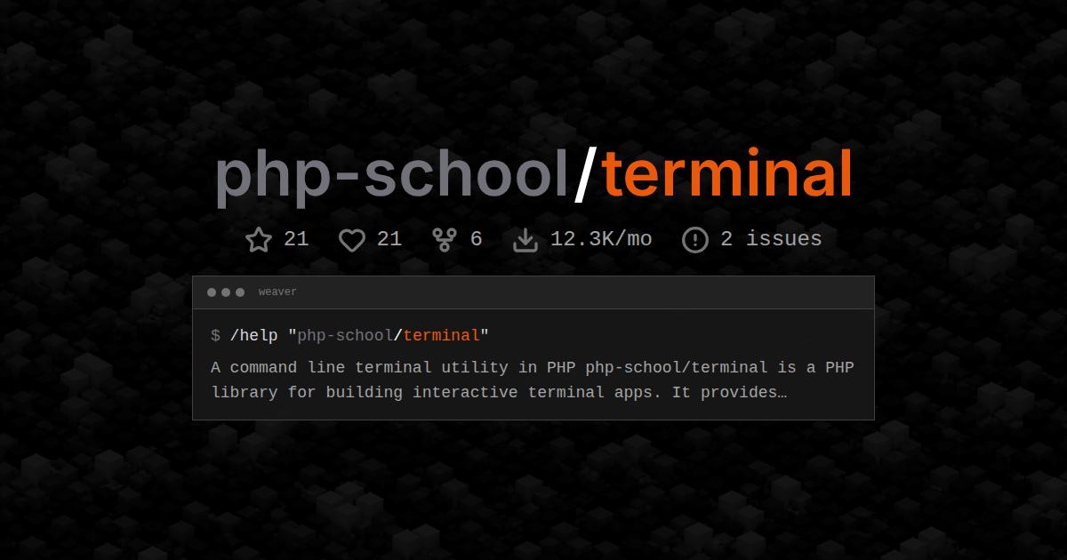 php-school/terminal