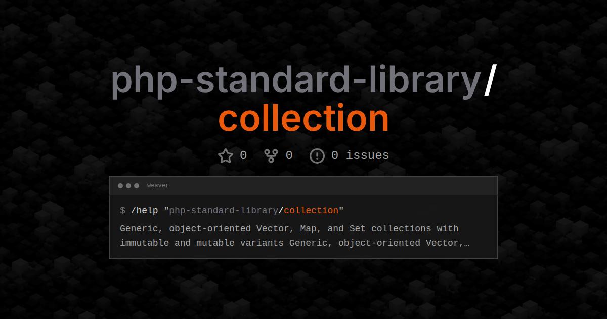 php-standard-library/collection
