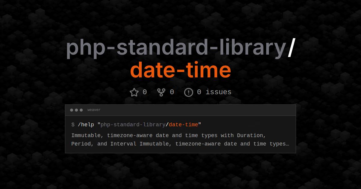 php-standard-library/date-time