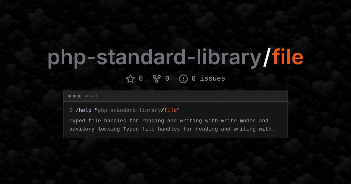 php-standard-library/file