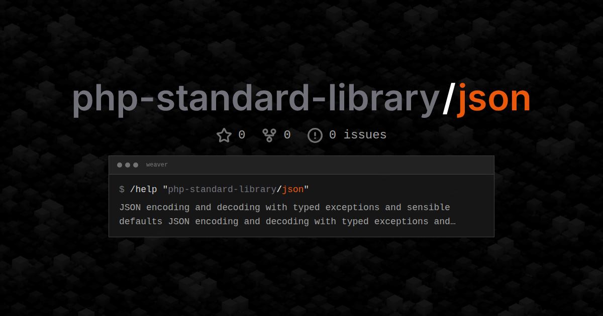 php-standard-library/json