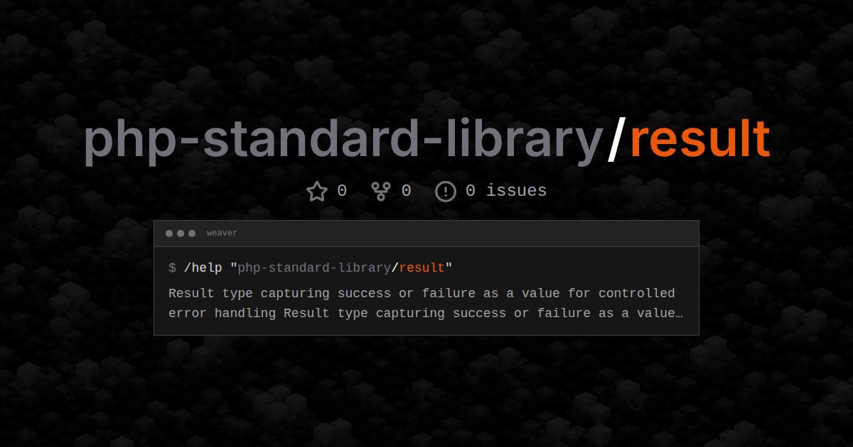 php-standard-library/result