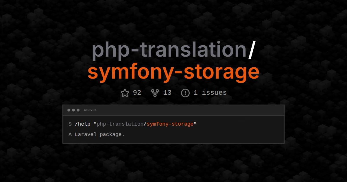php-translation/symfony-storage