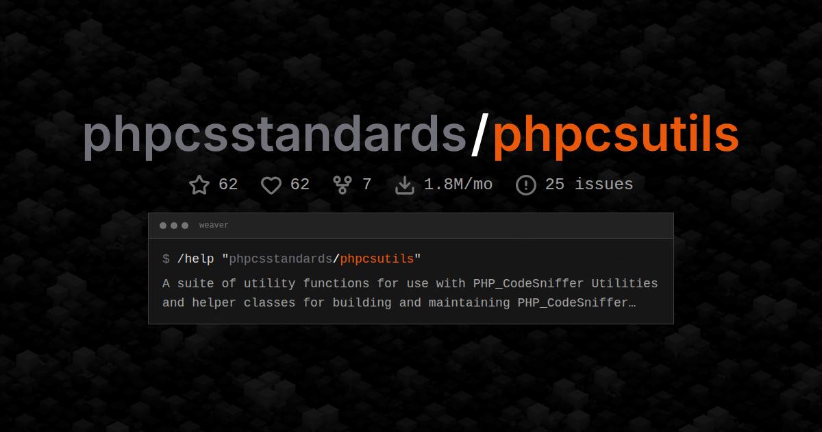 phpcsstandards/phpcsutils