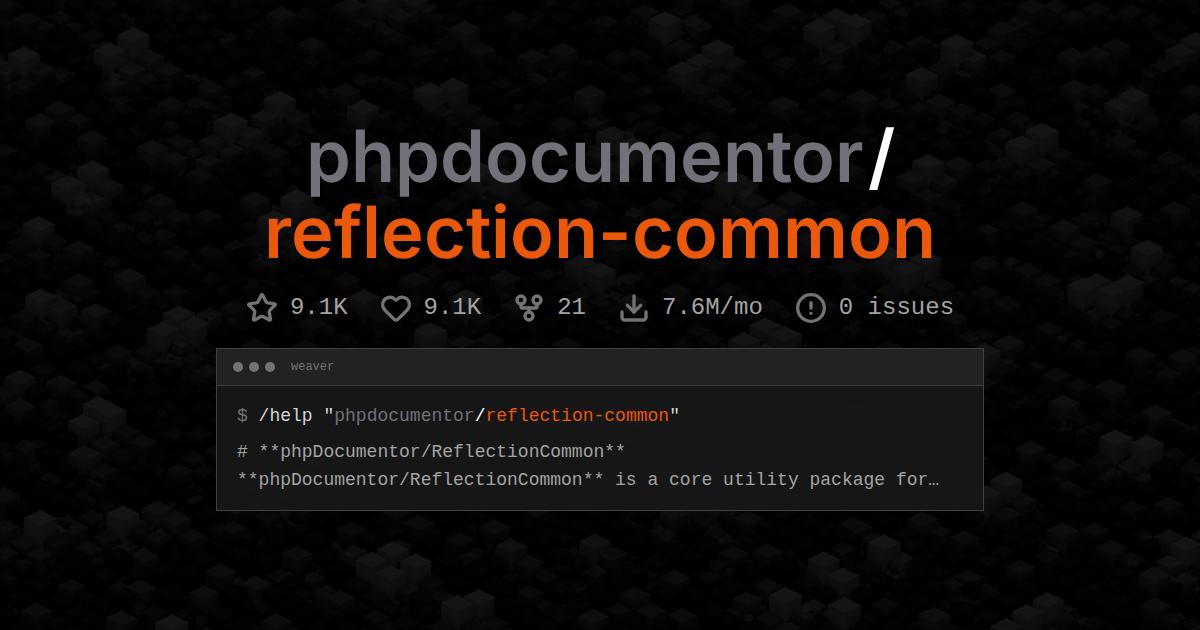phpdocumentor/reflection-common