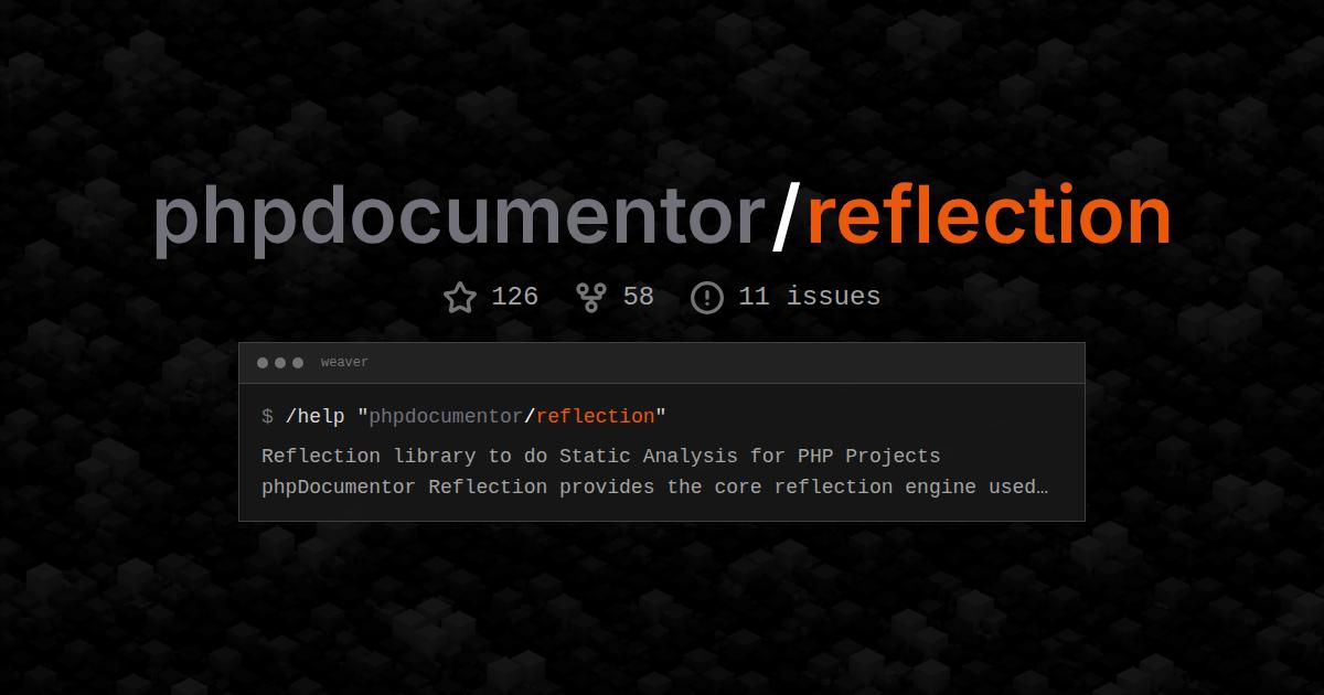 phpdocumentor/reflection