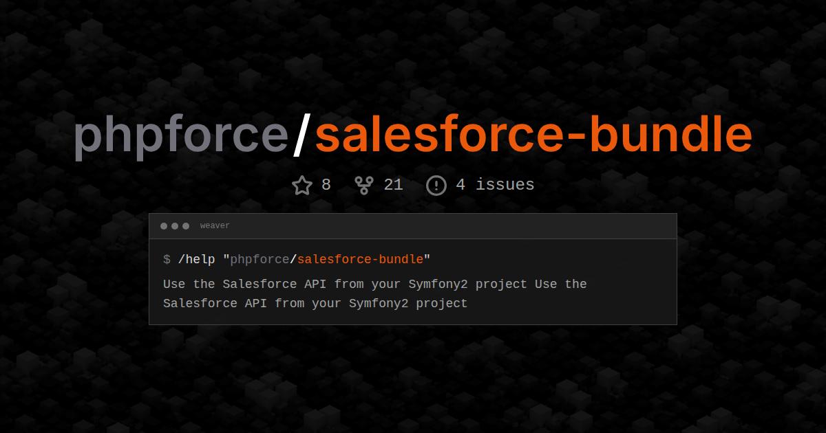 phpforce/salesforce-bundle