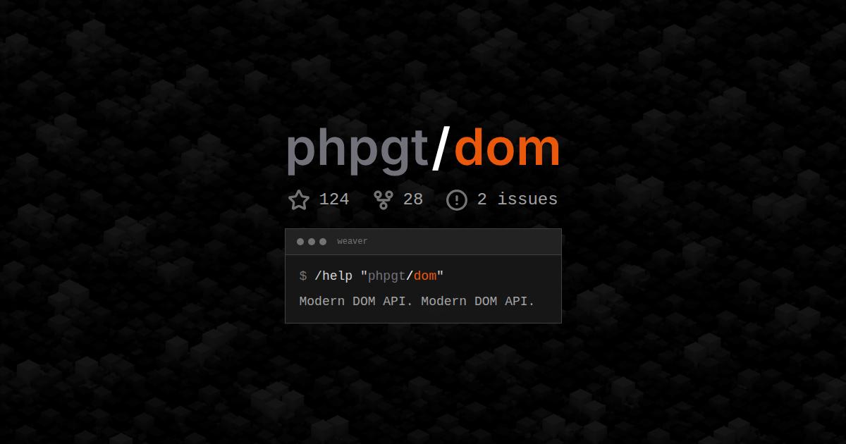 phpgt/dom