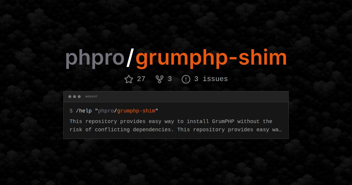 phpro/grumphp-shim