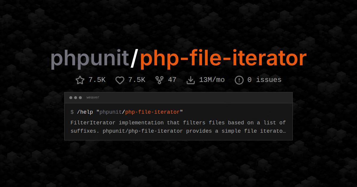 phpunit/php-file-iterator