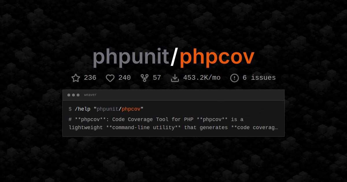 phpunit/phpcov
