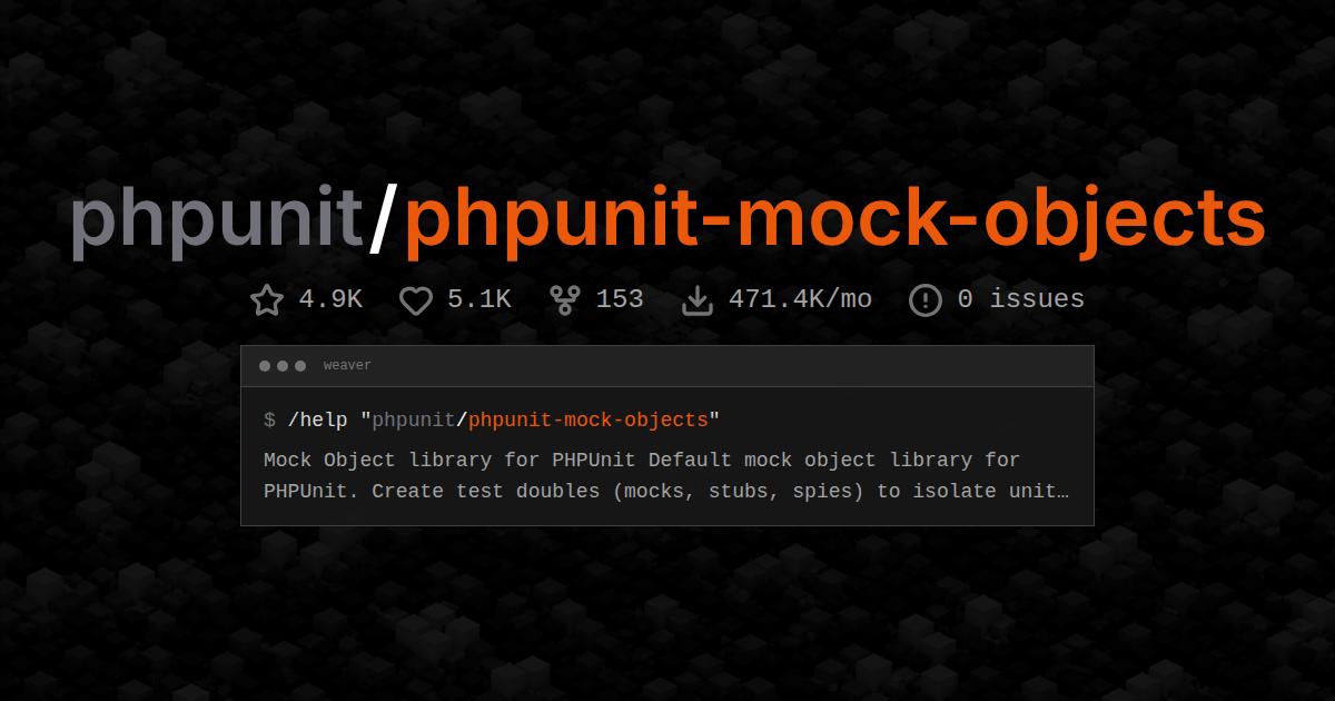 phpunit/phpunit-mock-objects