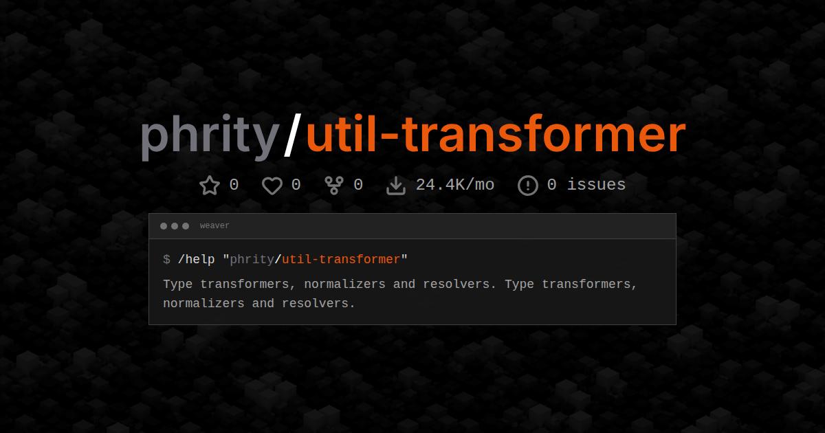 phrity/util-transformer