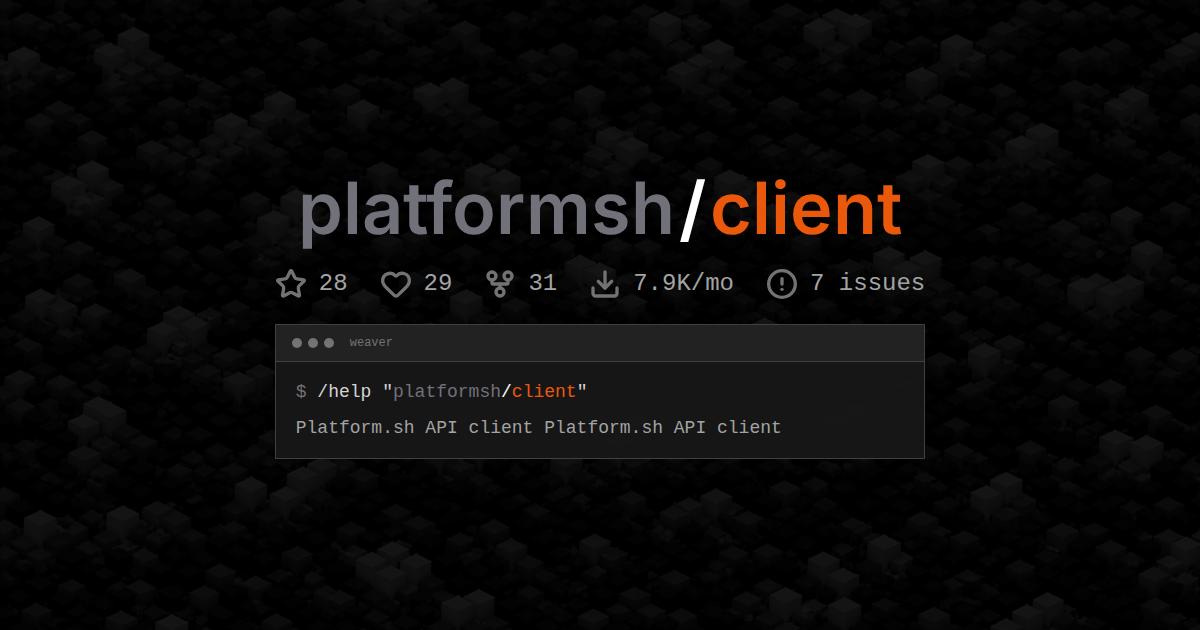 platformsh/client