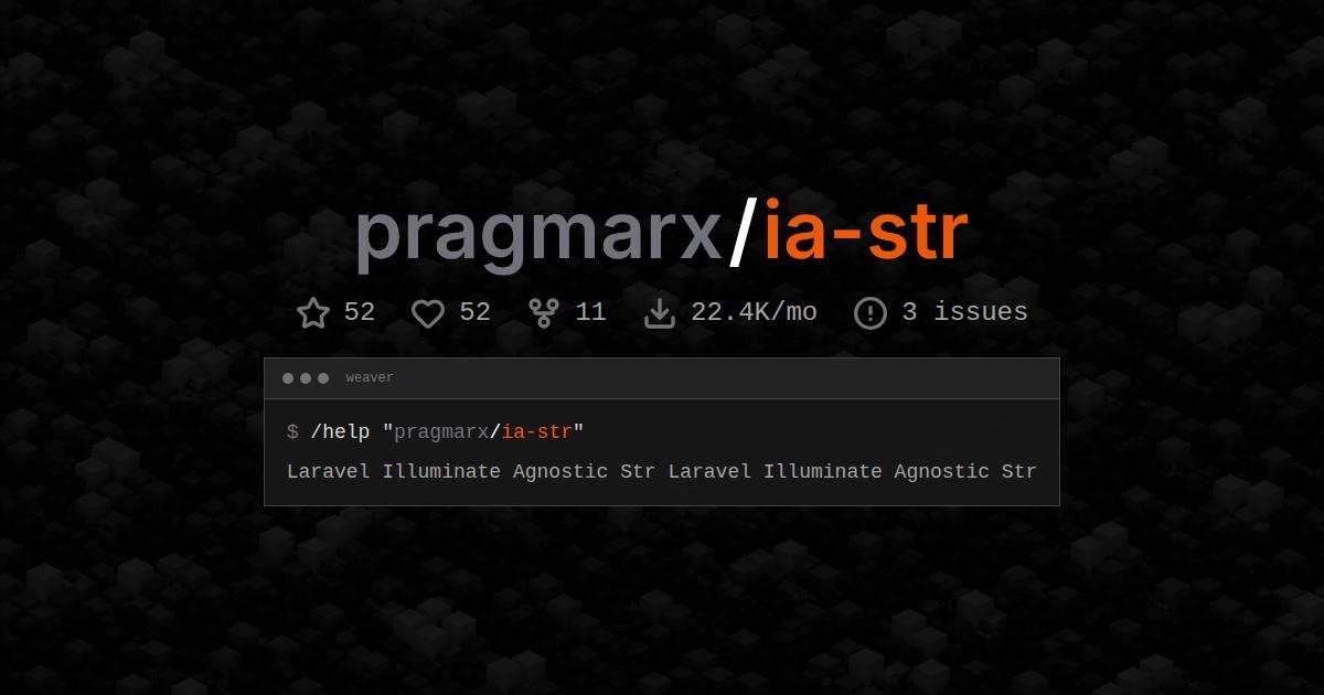 pragmarx/ia-str