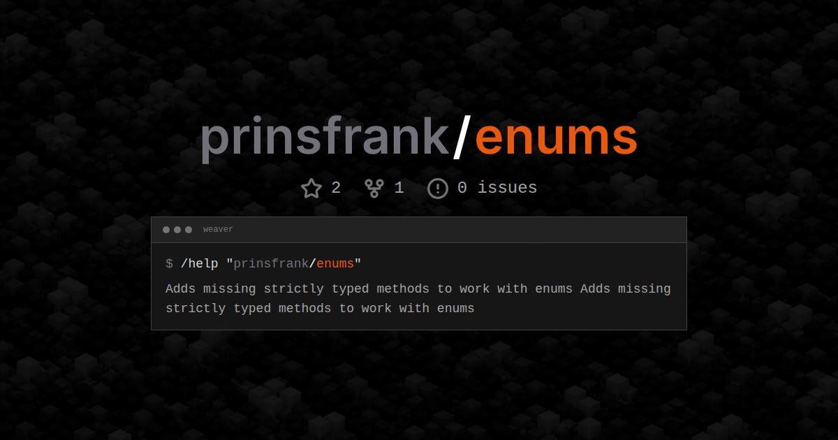 prinsfrank/enums