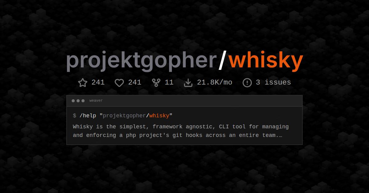 projektgopher/whisky