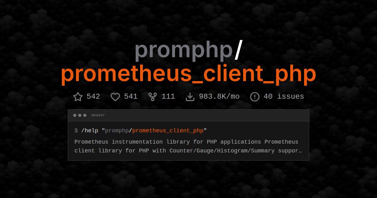 promphp/prometheus_client_php