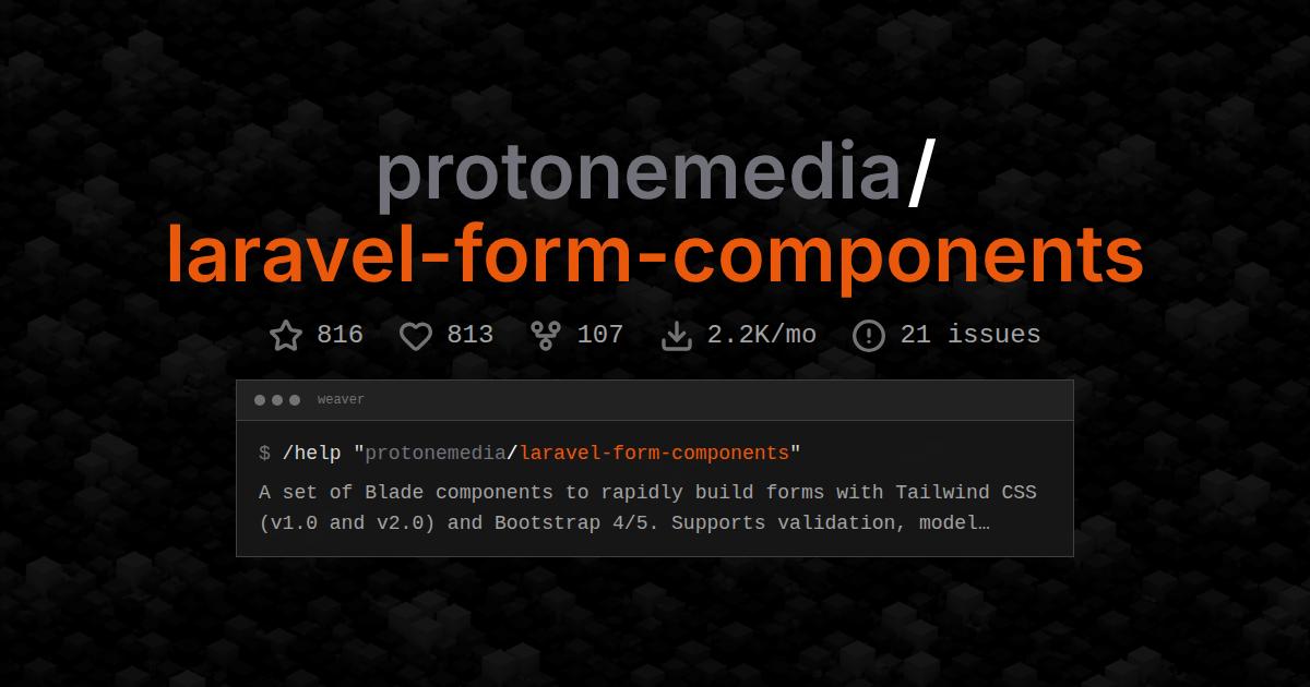 protonemedia/laravel-form-components
