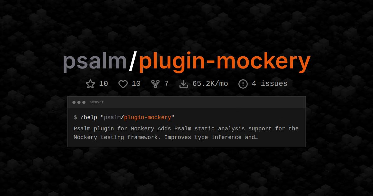 psalm/plugin-mockery