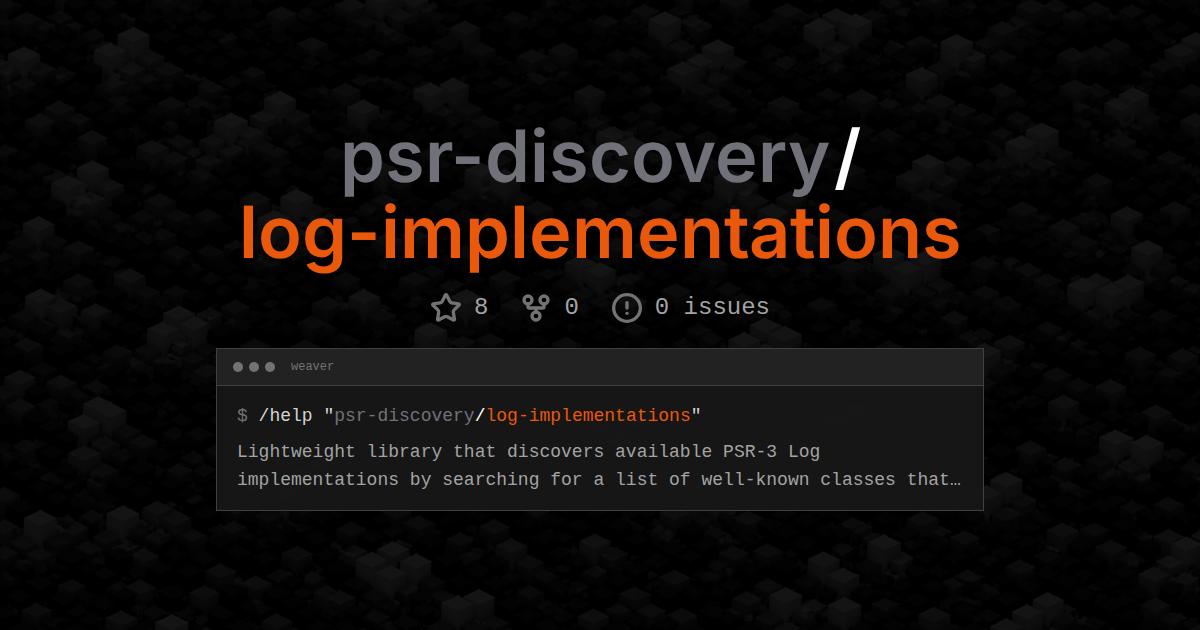 psr-discovery/log-implementations