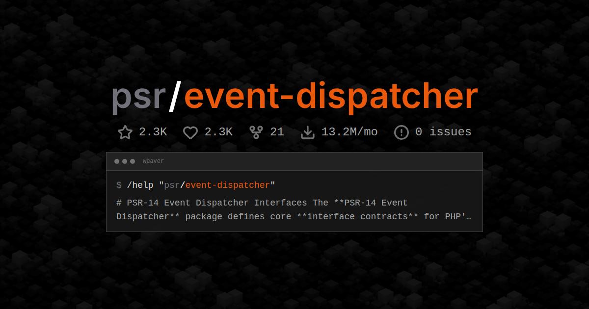 psr/event-dispatcher